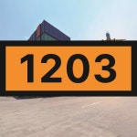 UN넘버 1203 휘발유 UN스티커 300X120mm : 스티커와 친구들