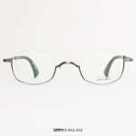 노바 안경 H3111 C7 매트실버 스퀘어 은테 코받침 없는 반무테 남자 안경테 : 오마이선글라스 코리아