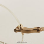 노바 H3037 C2 골드 가벼운 티타늄 알작은 힙한 패션 무테 안경 : 오마이선글라스 코리아