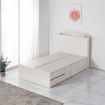 HWF23C LED 2단 수납 침대프레임 슈퍼싱글 : 히트가구