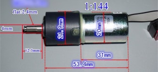 20rpm 65rpm 2 상 4 선 22mm 금속 3 단 유성 기어 감속 스테퍼 모터 홀 코드 피드백 포함 : 레드랩터