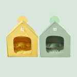 아트멍 캐빈하우스 강아지 고양이 숨숨집 애견하우스 : 끌레르펫