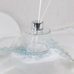 디퓨저유리용기 - 투명원형 100ml 블랙캡 : 캔들바다