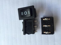 100% 블랙 로커 스위치 RL3-113-G-6 6a250v 3pin 3gear : 화성엔시스