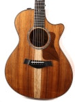 Taylor 722ce 그랜드 콘서트 V 클래스 어쿠스틱 일렉트릭 기타 - 천연 하와이안 코아 탑 : 마사루몰