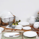 한국도자기 므아레블랑 공기 낱개 본차이나 화이트 백지 그릇 : 모두쿡