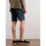 DE PETRILLO 남성 Straight-Leg Linen Drawstring Shorts 반바지 R1E TP00808 6650TP00808 6650 : 캐치패션