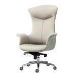 사장님 회장님 중역 임원 회의 의자 쉘 보스 편안하게 앉아 있는 인체 공학적 가죽 비즈니 : JS13