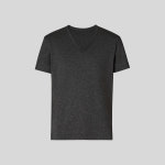 무지 30수 반팔 브이넥 티셔츠 면티 : Free Man