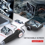 현미경 QDTime Ralcam H4-B 양방향 360 조향 내시경스크린 모델 1080P HD 카메라 교체 가능 스크린/배터리 지원 Android/PC IP67 8 메뉴... 