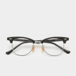 스펙스몬타나 안경 SMO14 1 Shiny Silver Black 48 남자 여자 하금테 : 핫선글라스