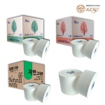 장미화장지 점보롤 천연펄프 물에 잘녹는 무형광 업소용 사무실 공중화장실 화장지 : 장미화장지