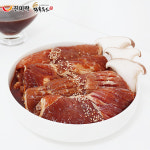 진미락 육육푸드 국내산 양념돼지 제주 왕구이 돼지구이 돼지갈비 미포함 1.7kg 4대 : 육육푸드