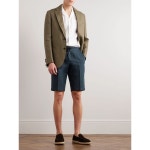 DE PETRILLO 남성 Straight-Leg Linen Drawstring Shorts 반바지 R1E TP00808 6650TP00808 6650 : 캐치패션