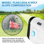 Profey 거리 측정기 슬로프가 있는 골프 충전식 레이저 Type-C를 갖춘 및 사냥 고정밀 플래그 잠금 진동 기능이 6X 배율 : 마사루몰