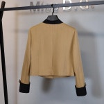 베이지자켓 플리츠스커트 투피스 금장단추 하객룩 여성정장세트 세미정장 : 프리티레이디스