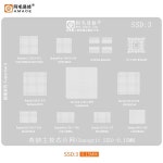 리볼링 솔더 템플릿 스텐실, Innogrit SSD IG5669FAA IG5236CAA 5220BAA LPDDR4-BGA200 1113 SSD-BGA345 용, BGA : 미니팡