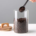 커빙 엔틱 글라스 밀폐용기 1000ml 대용량 원두 커피 보관용기 분쇄원두 카페파우더통 : 소울빈