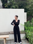 골지 통팬츠 : 뽐미