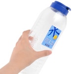 얼음 담기 편한 물통 식당 뚜껑달린 물병 패트병 생수 : 포키포유