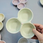 클로버 세칸 작은 찬기(6color 택1) 어린이찬기 소스볼 : 예나도예공방