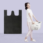 비닐 봉지 20매입 검정 봉투 의류 이불 시장 65x98cm 대형 : 체크데일리