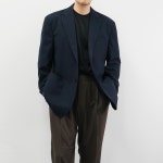 [Event price] (빅사이즈가능) 올드머니 홉색 스트라파타 싱글 자켓 (네이비) : 룰티모