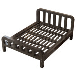 매트리스 깔판 침대 프레임 제작 트윈 라지킹 철제 싱글 대담한 임대 더블 가정용 다다미 : 원소셜네트워크