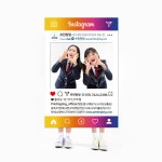 인스타그램 유투브 페이스북 판넬 포토존 60x90(cm) 포맥스 인쇄 (주문제작) : 프린팅팅