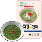 하동 섬진강 재첩국 국내산 재첩진국 500g 5팩 : 지구마을 친환경농산물