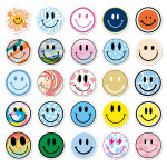 캠핑  인스타 노트북 스마일 스티커 50매 세트 : 땡스토어몰