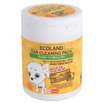 강아지귀염증 이어클리닝 패드 40매 고양이귀진드기 귀연고 귀염증약 귓병 외이염 : 그린엘리펀트