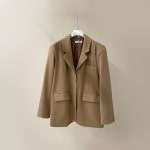 [J0840] 데일리수잔 (세일) 베이직 오버핏 포켓 자켓 (어깨패드) : 데일리수잔