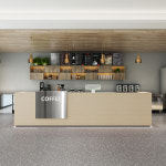 프론트 데스크 카운터 리셉션 미용실 인포메이션 심플하고 모던한 밀크티 샵 카페 출납원 의 : 잇템직구몰