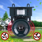 조류 고라니 새 멧돼지 유해동물 퇴치기 야외 초음파 태양열 해충 동물 마우스 PIR 센서 정원 고양이 개 멀기 : 사만물상