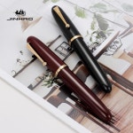 Jinhao 9019 만년필 이리듐 M 펜촉, 붓글씨 서명용 2.6mm 카트리지, 잉크 없음, F7494 : 곰신차이나
