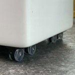 부착식 미니 이동바퀴 소형 캐스터 4p 검정 볼 가구 발통 : 다팔자스토어05