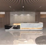 프론트 데스크 카운터 리셉션 미용실 인포메이션 호텔 회사 아크 맞춤형 석 출납원 당구장 : 잇템직구몰