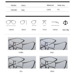 티타늄 강판 프레임 동글이 남성용 비즈니스 안경 사각형 뿔테 무테 금속 안경테 : 직구여니