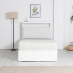 HWF27A LED 1단수납 패브릭 침대프레임 슈퍼싱글 : 히트가구