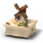 Wooden Music Box - Windmill farm l 1064505ㅣWooderful life : Wooderfullife