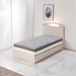 H8220 1단 수납 LED 침대 SS 1color : 어디가구