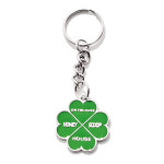 HONEY SCOOP HOUSE 허니 스쿱 하우스 / CLOVER KEYCHAIN SILVER : 굿스포츠샵