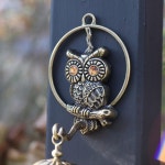 부엉이 황동종 문벨 자동문 도어벨 부자되는 현관종 출입문종 : 리틀리빙샵