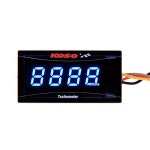 오토바이 디지털 스퀘어 코소 미니 RPM 타코 아워 미터 LCD 디스플레이 엔진 타코미터 게이지 레이싱 BMW 야마하 가와사키 : 러블리도트1
