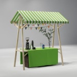 플리마켓 진열대 매대 부스 접이식 행사 가판대 이동식 스톨 맞춤형 야외 텐트 장 시 선반 : 잇템직구몰