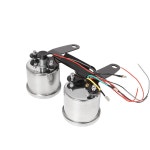 오토바이 LED 범용 투어 타코미터 게이지 스탠 포함 속도계 조합 12V 0-180 Km/h : 러블리도트1