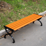 야외 벤치 의자 옥외용 방부목 철제 공원 안뜰 레저 좌석 플라스틱 나무 등받이 속성 상업 : 잇템직구몰