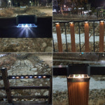 태르1 코너 벽부등 LED 태양광 모서리 계단등 솔라 정원조명 : SO라이팅