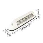 RV LED 차양 베란다 조명 방수 실내 벽 램프 바 캠핑카 트레일러 외관 12V 24V : 월찬유통